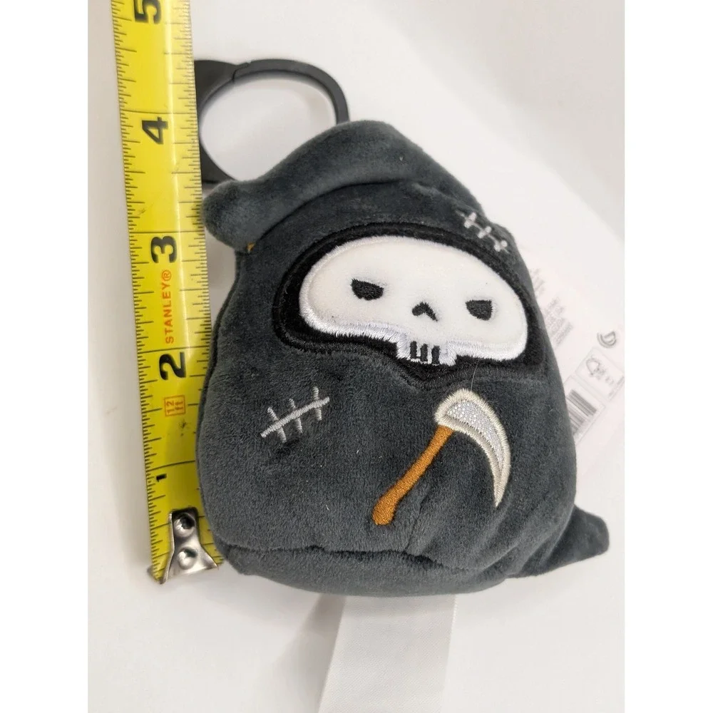 Squishmallows Otto the Grim Reaper 3.5 Inch Halloween Plush Clip On NWT Kellytoy
